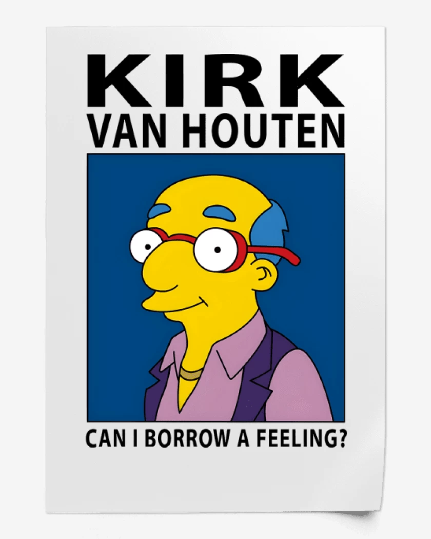 Print Kirk van Houten