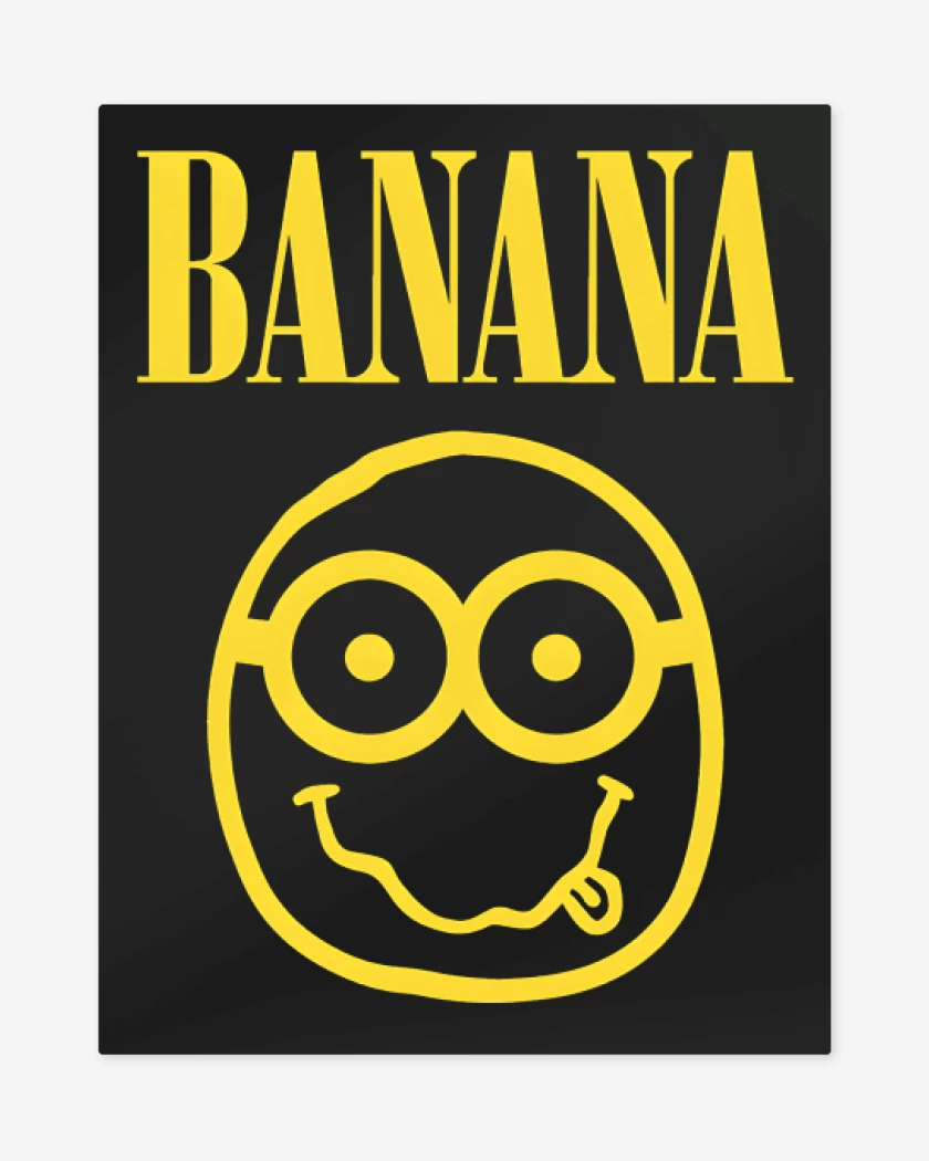 Print metalico Banana