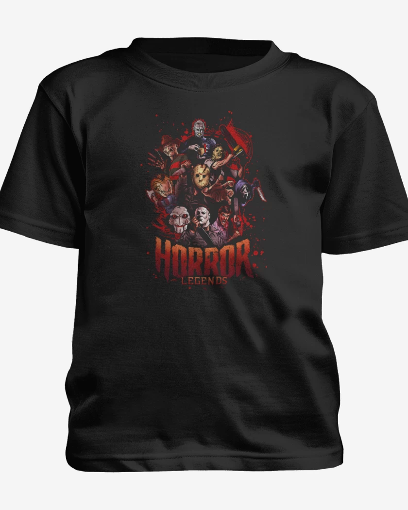 Polera de niño Negro de Leyendas del Horror