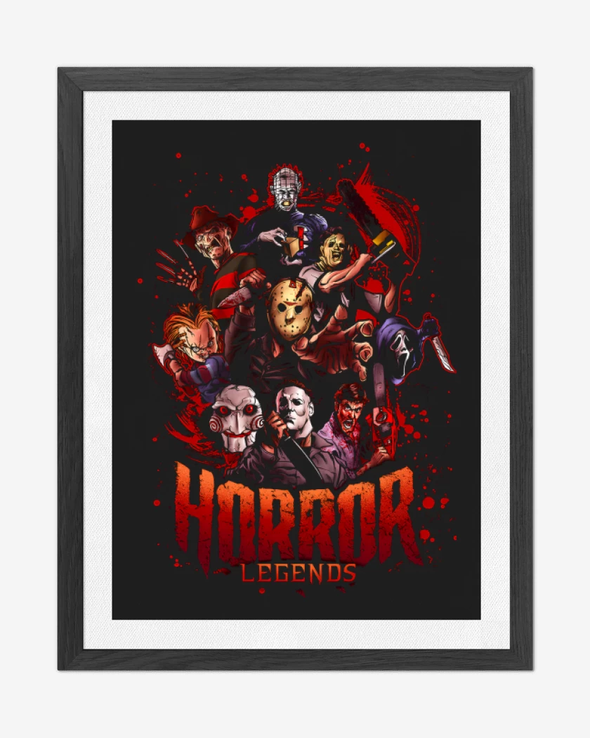Cuadro decorativo Leyendas del Horror