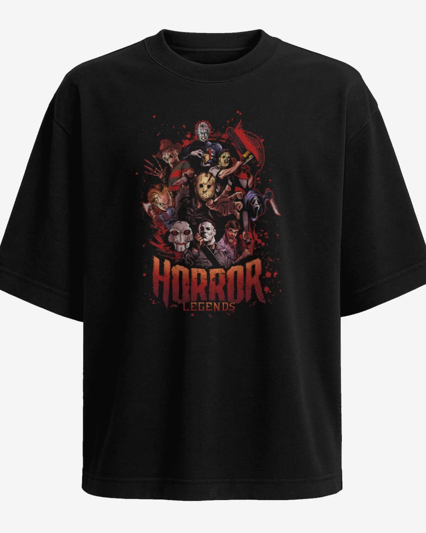 Polera Oversize Leyendas del Horror