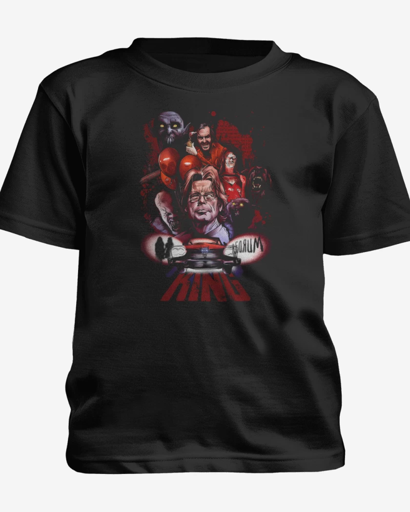 Polera de niño Negro de King Horror