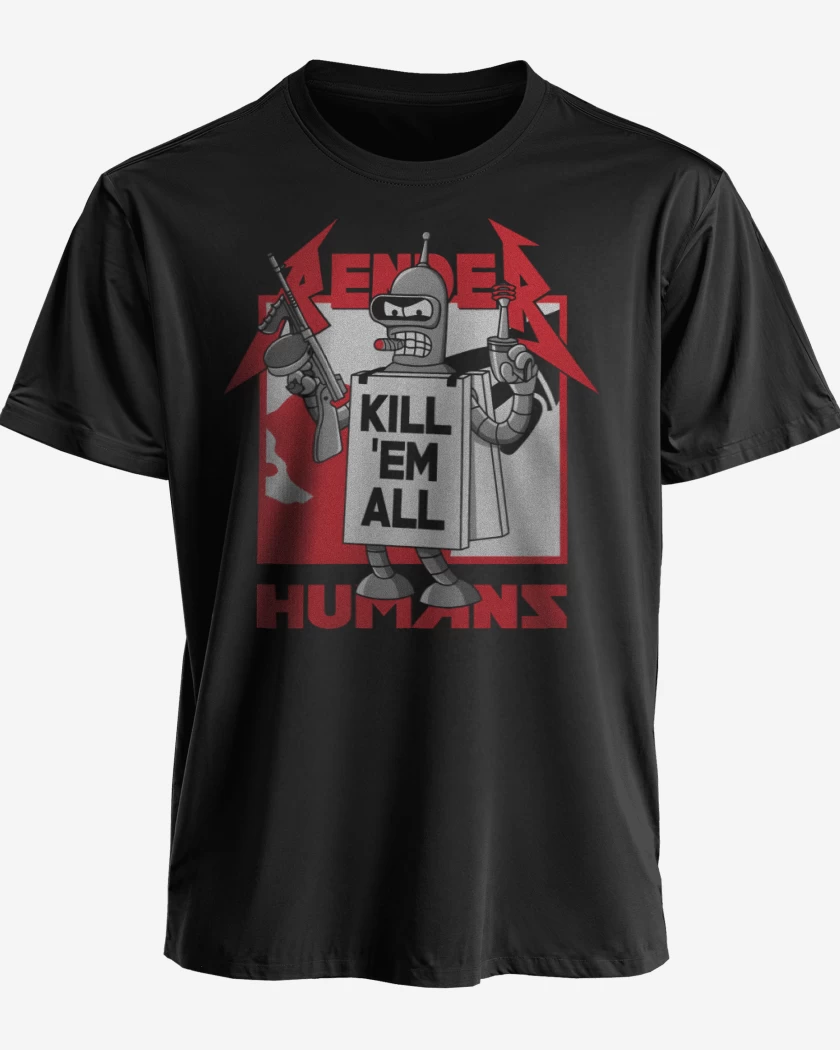 Polera Kill Em All Humans