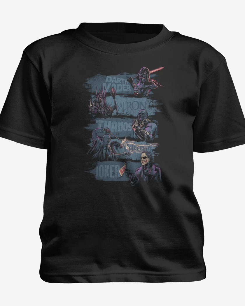 Polera de niño Villanos de Película