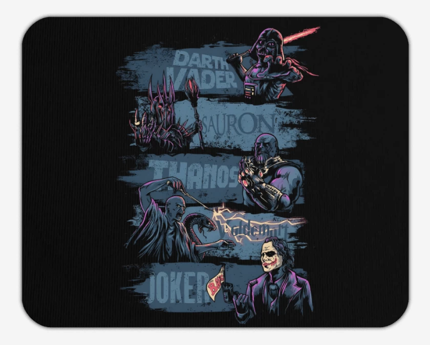 Mousepad Villanos de Película
