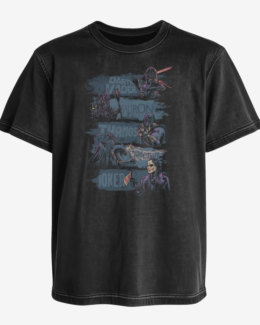 Polera desgastada Villanos de Película