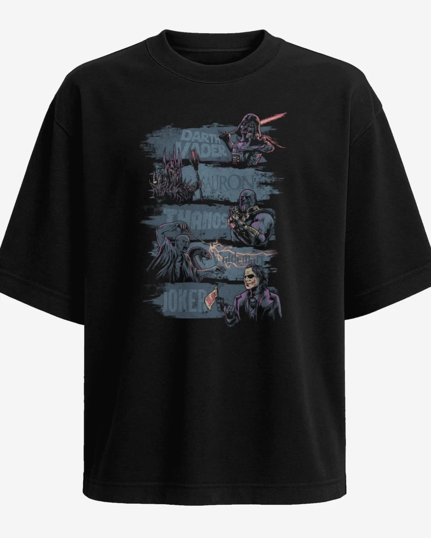Polera Oversize Villanos de Película