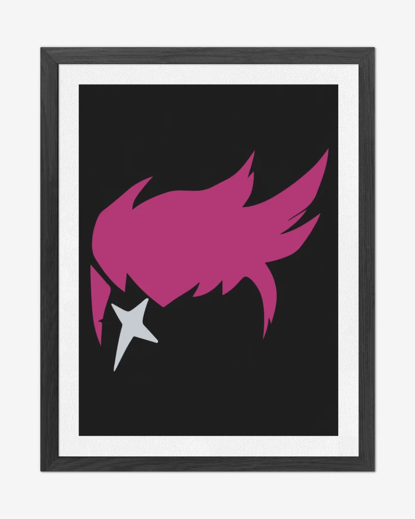 Cuadro decorativo Negro de Zarya