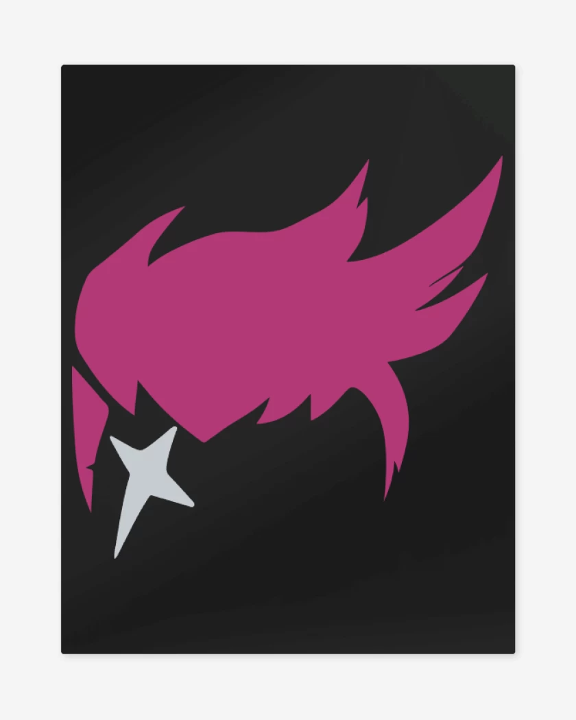 Print metalico Negro de Zarya