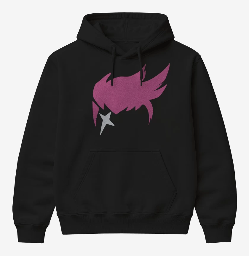 Poleron Canguro básico Negro de Zarya