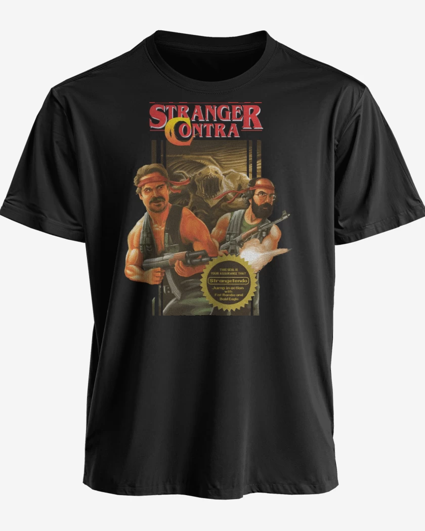 Polera premium Negro de Stranger Contra