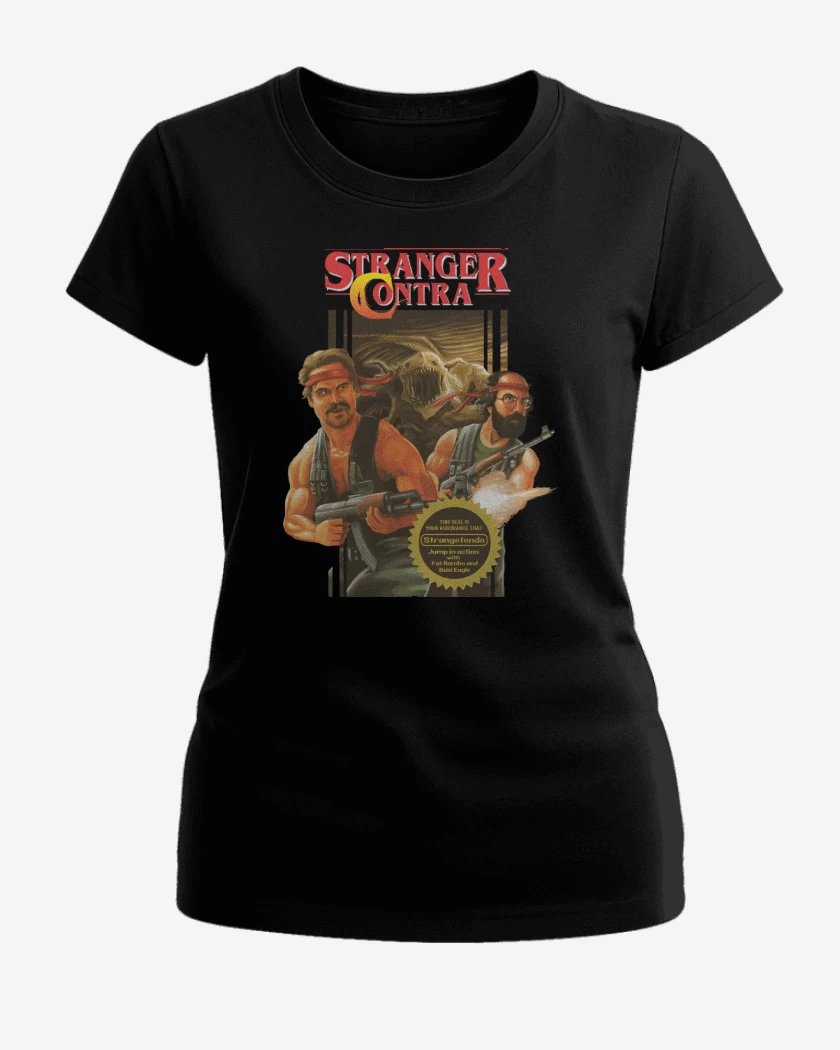 Polera de Mujer Negro de Stranger Contra
