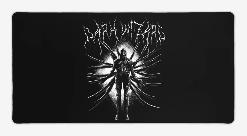 Mouse pad Gamer Negro de Dark Wizard 