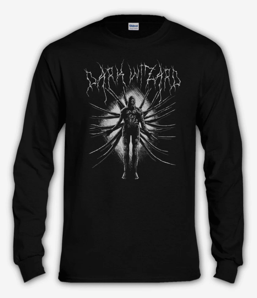 Polera manga larga Negro de Dark Wizard 