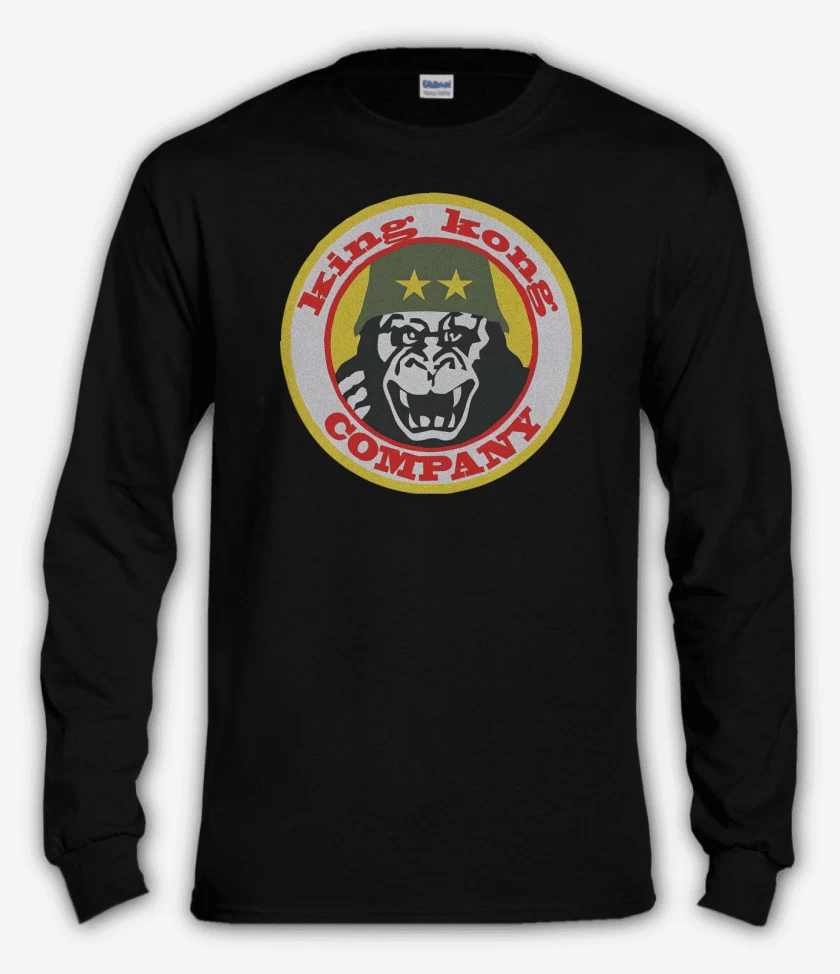 Polera manga larga Negro de King Kong Company