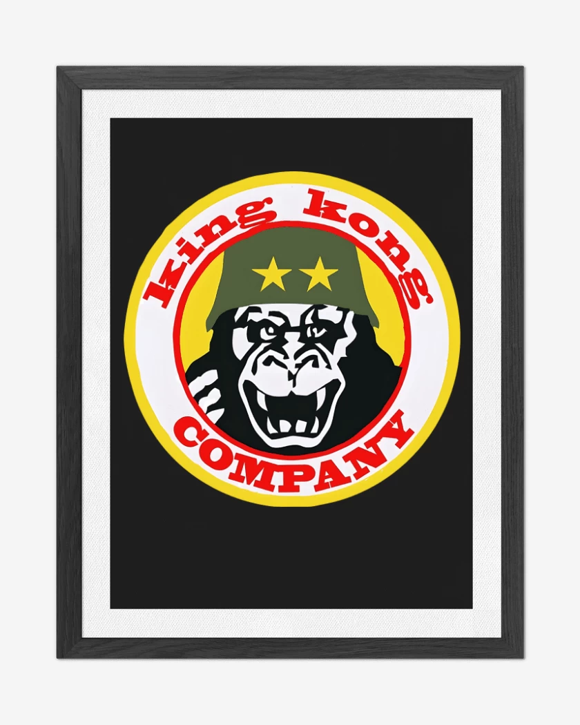 Cuadro decorativo Negro de King Kong Company