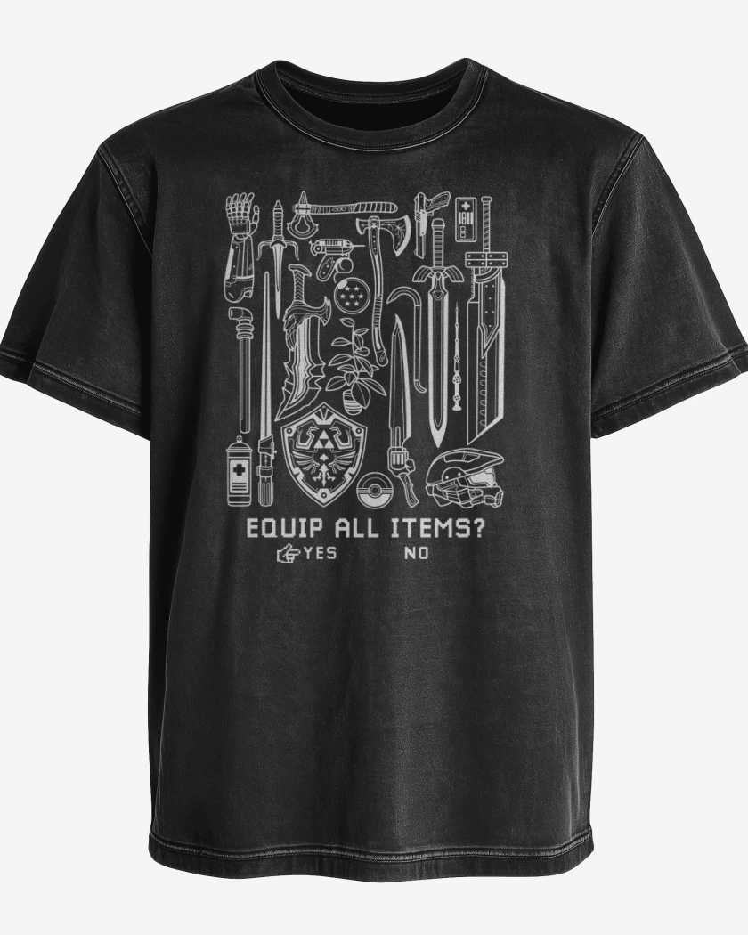 Polera desgastada Armas Legendarias