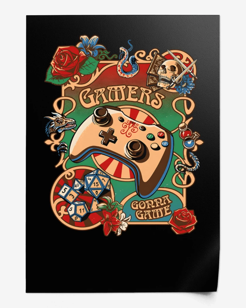 Print Gamers Gona Game 