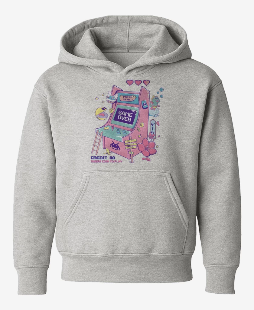 Poleron de niño Gris Melange de RetroArcade