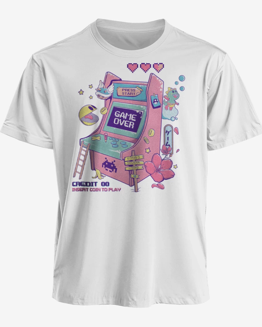 Polera premium Blanco de RetroArcade