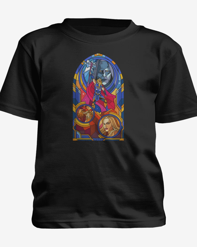 Polera de niño Negro de Thor Vitral