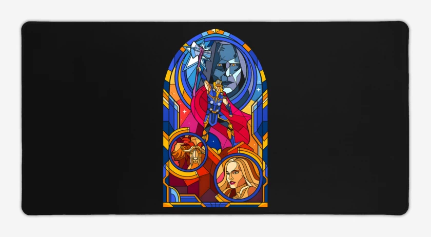 Mouse pad Gamer Negro de Thor Vitral