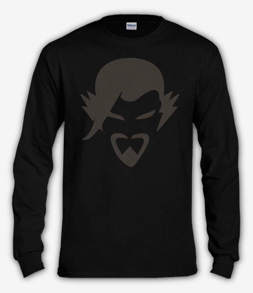 Polera manga larga Negro de Hanzo