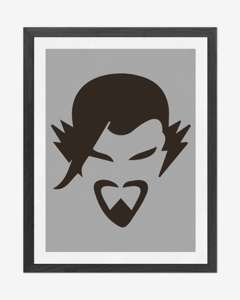 Cuadro decorativo Gris Melange de Hanzo