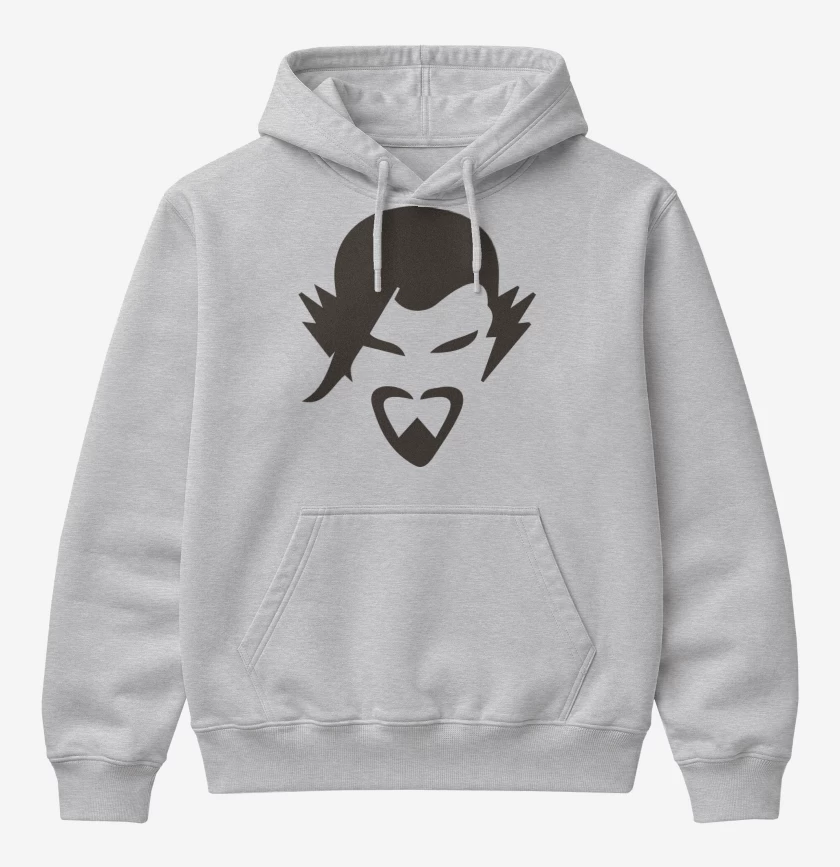 Poleron Canguro básico Gris Melange de Hanzo