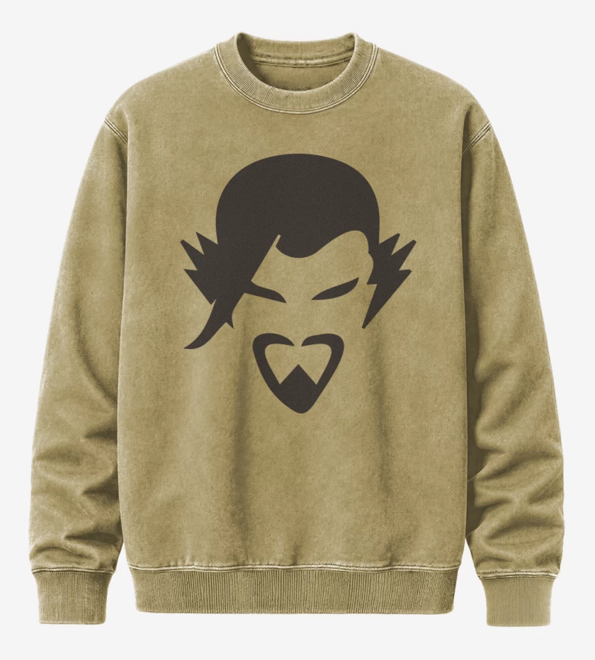 Poleron Polo Acid Wash Beige de Hanzo