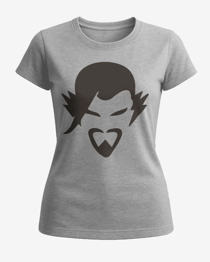 Polera de Mujer Gris Melange de Hanzo