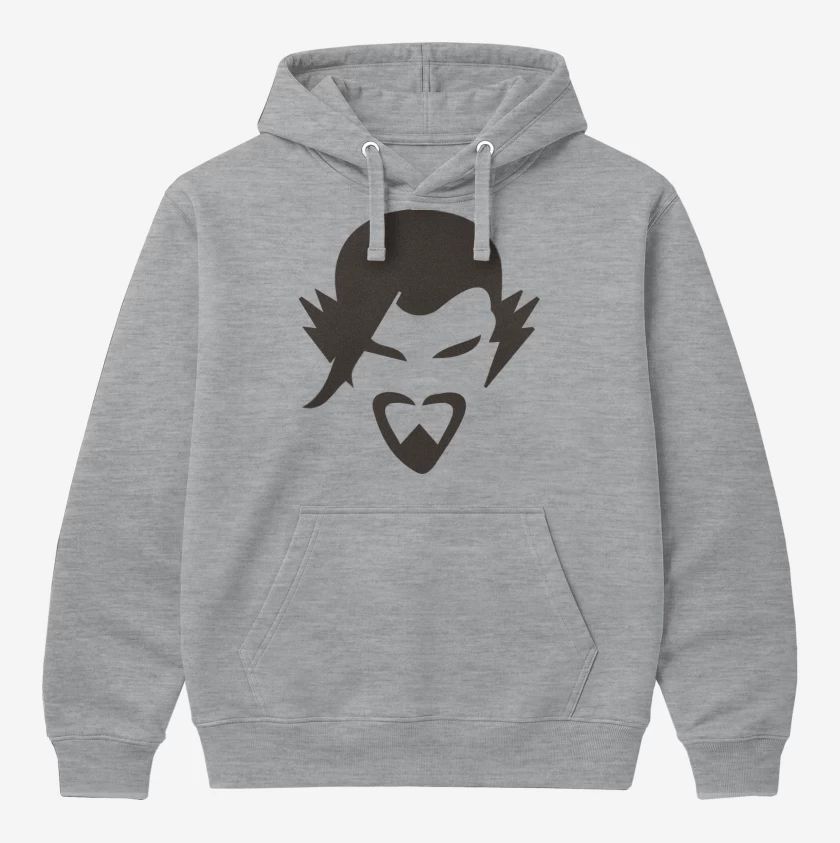 Polerón Canguro Gris Melange de Hanzo