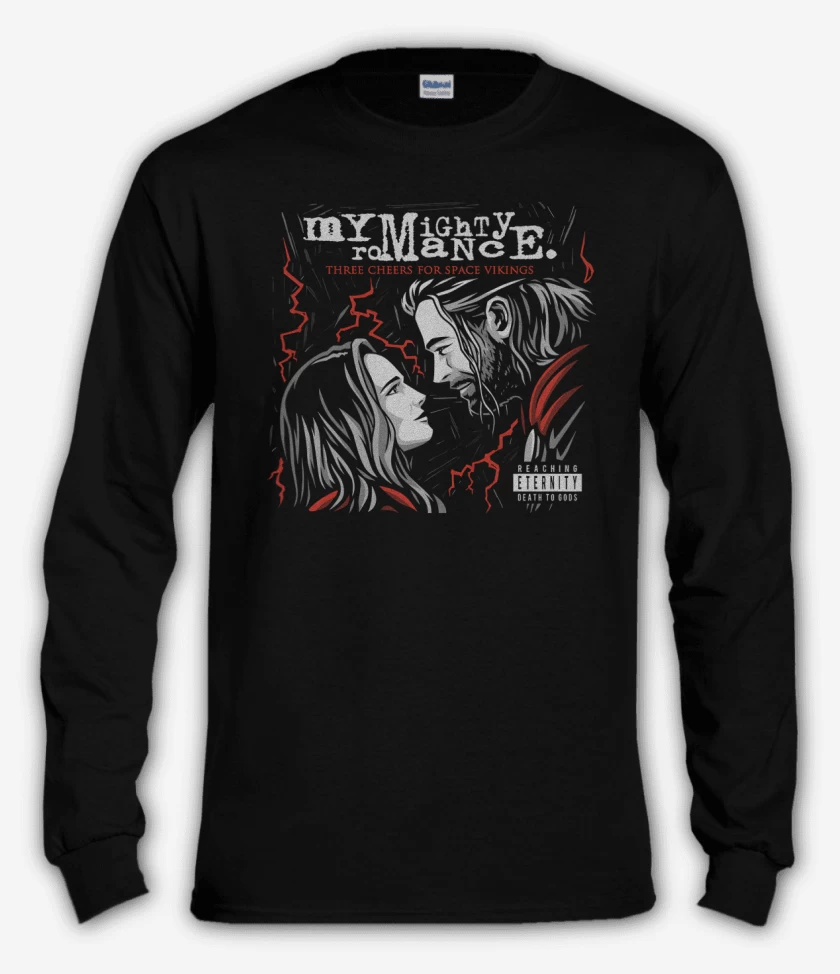 Polera manga larga Negro de My Mighty Romance