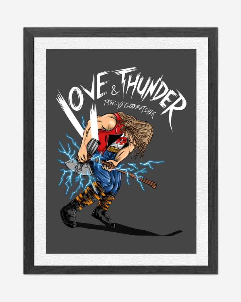 Cuadro decorativo Carbon de Thor vs God Butcher