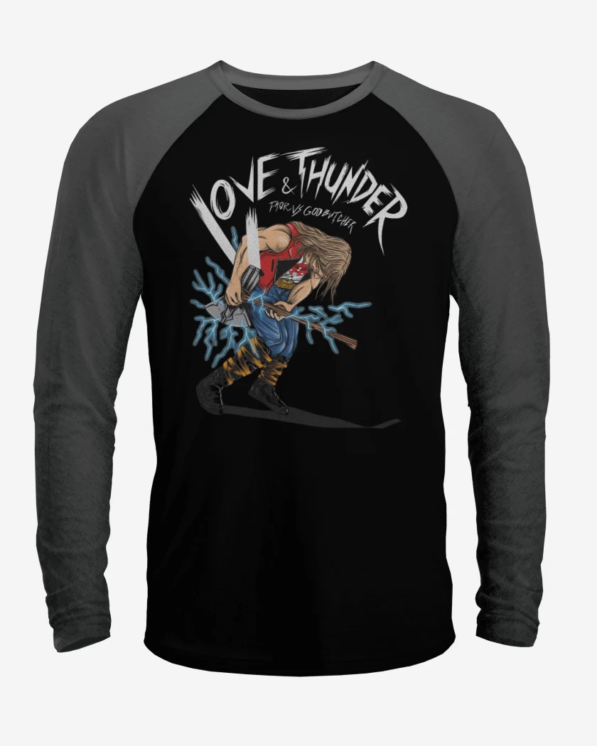 Polera Raglan Thor vs God Butcher
