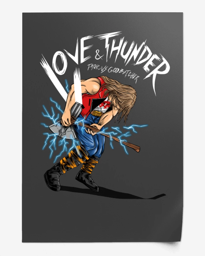 Print Thor vs God Butcher
