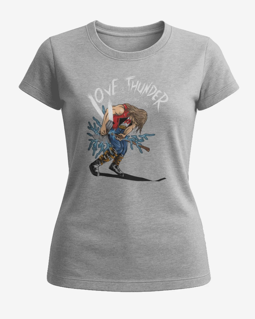 Polera de Mujer Thor vs God Butcher