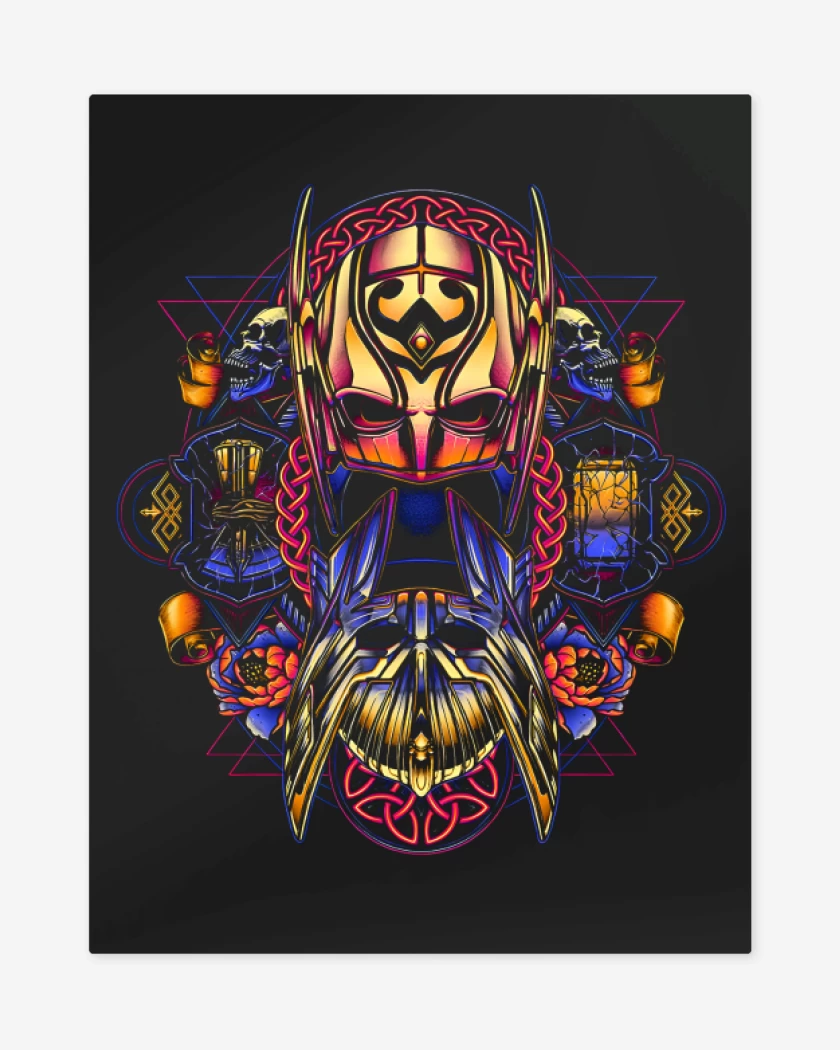 Print metalico Colores del Amor y el Trueno
