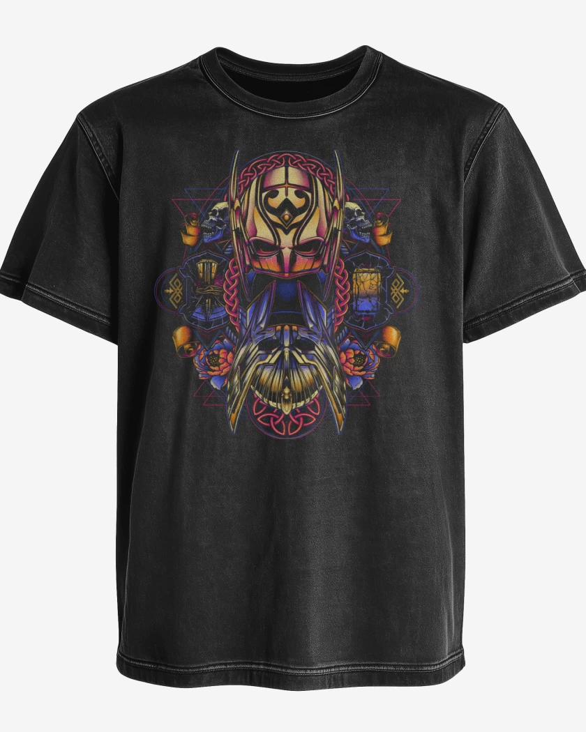 Polera desgastada Colores del Amor y el Trueno