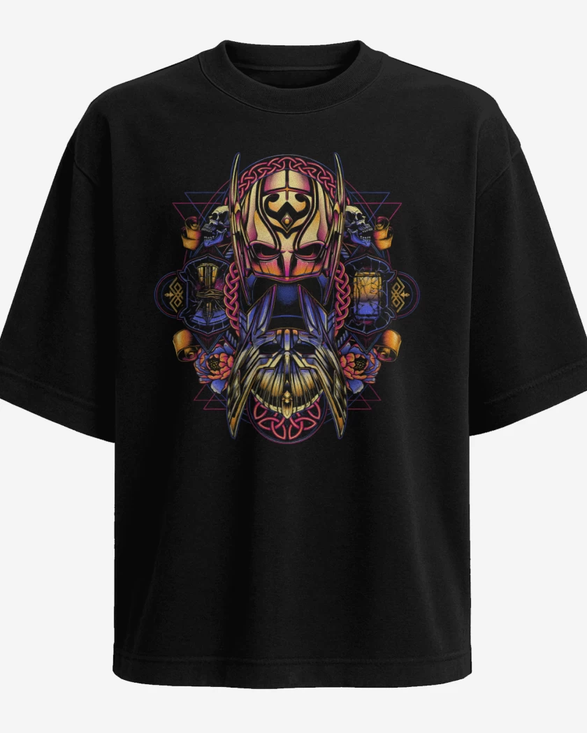 Polera Oversize Colores del Amor y el Trueno