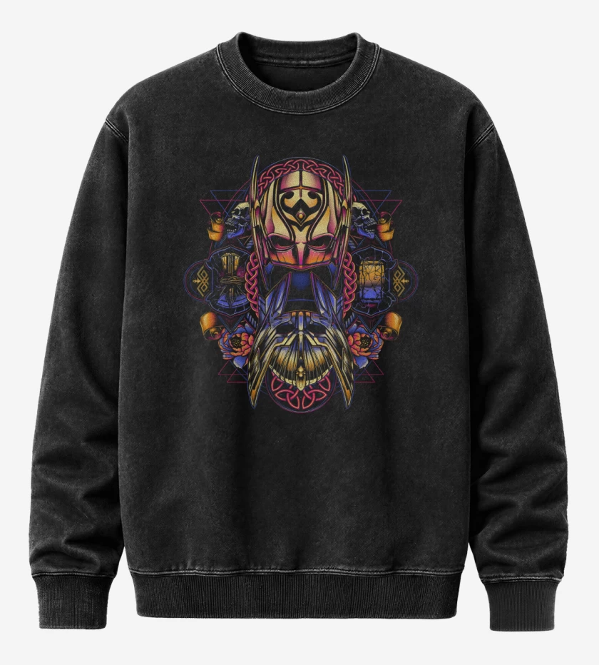 Poleron Polo Acid Wash Colores del Amor y el Trueno