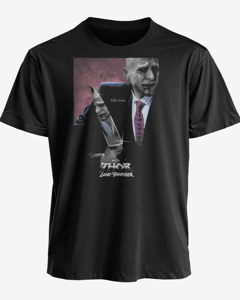 Polera premium Negro de American God Butcher