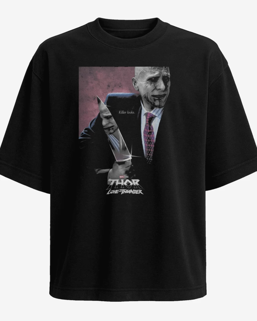 Polera Oversize American God Butcher
