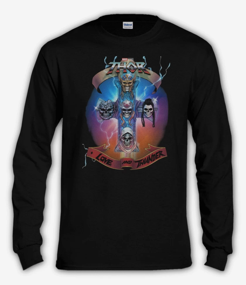 Polera manga larga Guns and Thunder