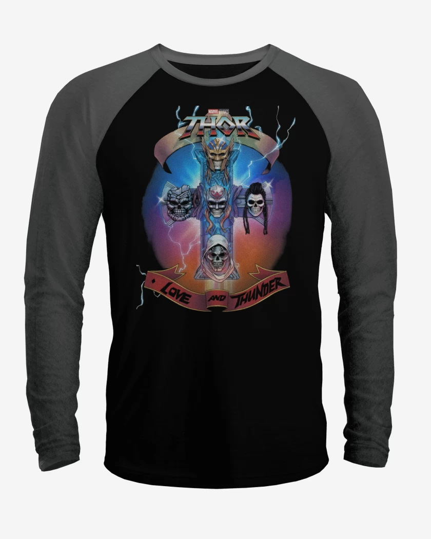 Polera Raglan Guns and Thunder