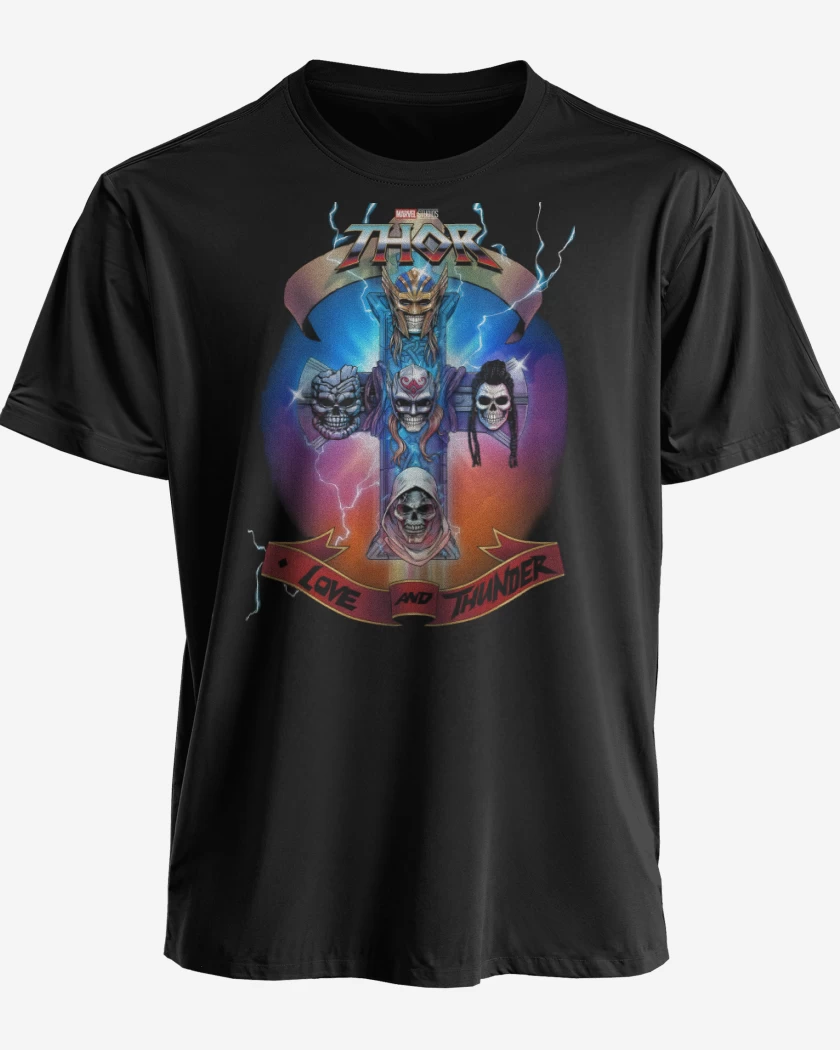 Polera premium Negro de Guns and Thunder