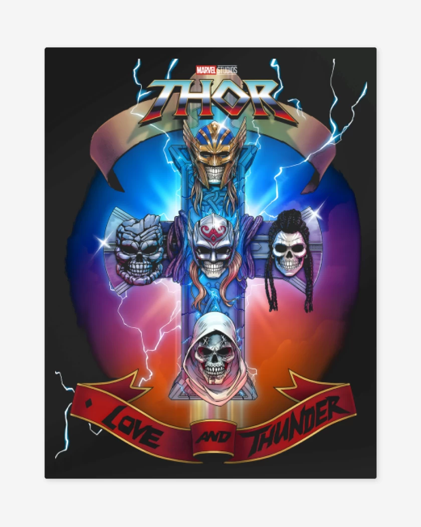 Print metalico Guns and Thunder