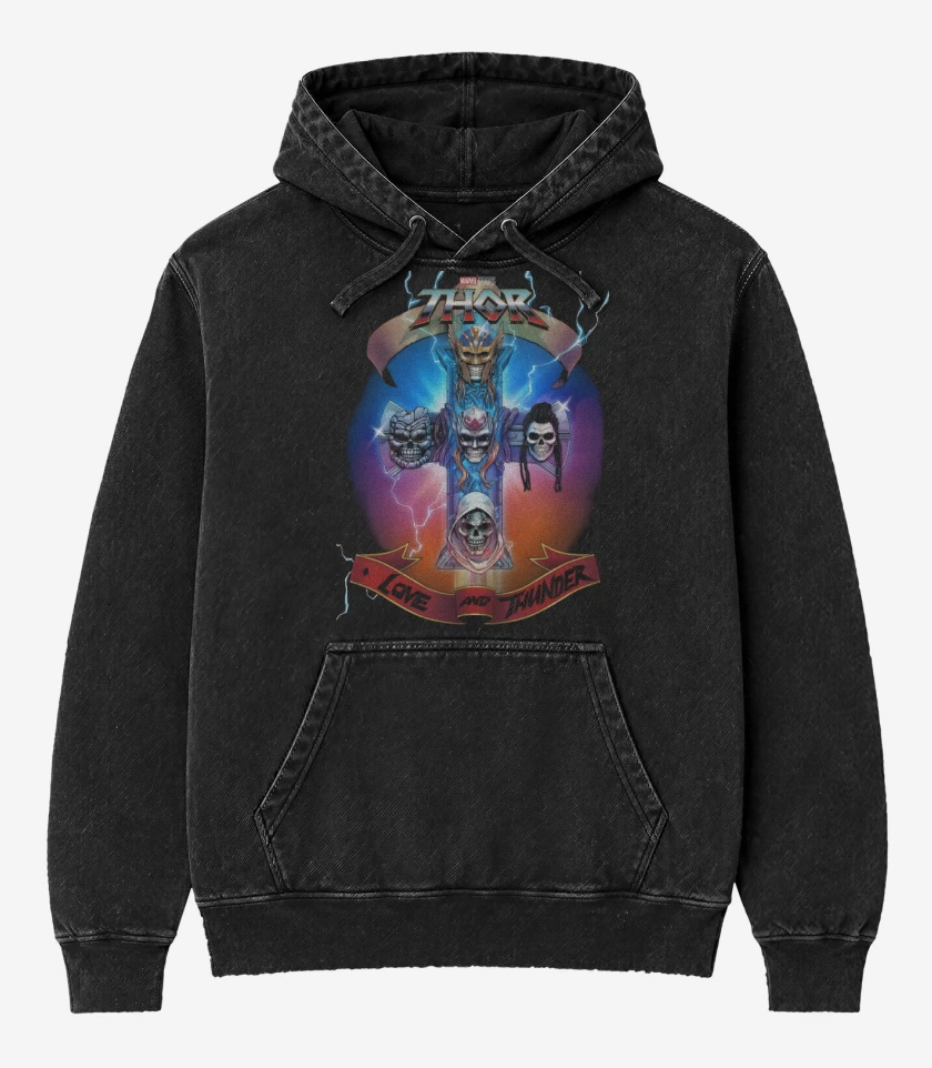 Poleron Canguro Acid Wash Guns and Thunder