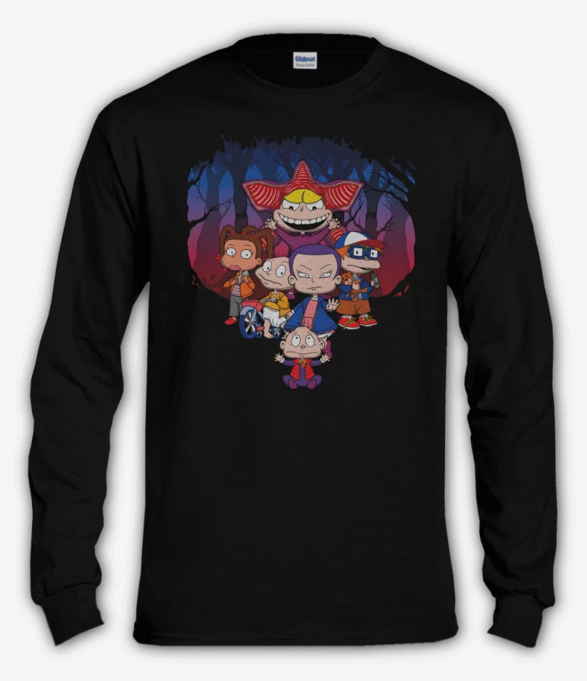 Polera manga larga Negro de Stranger Rugs