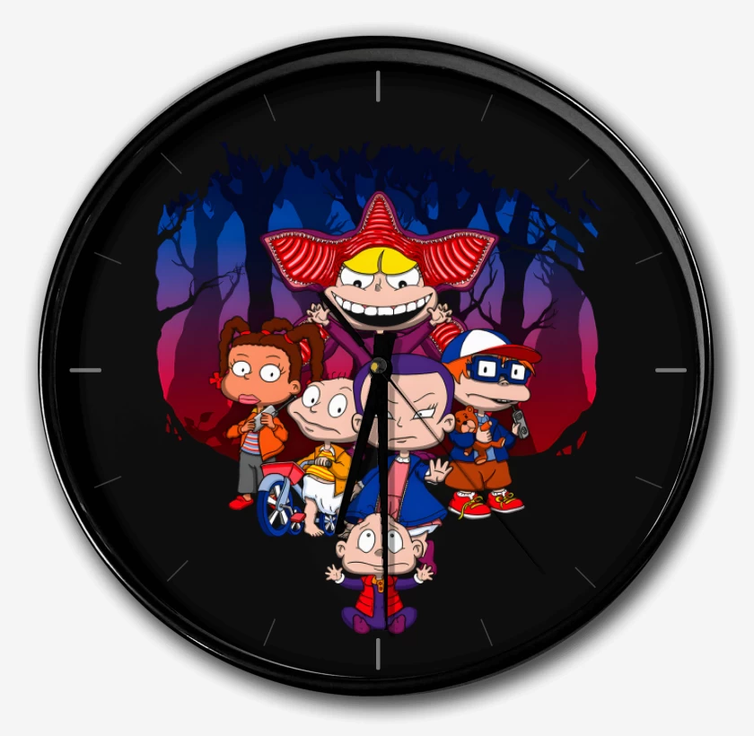 Reloj Negro de Stranger Rugs